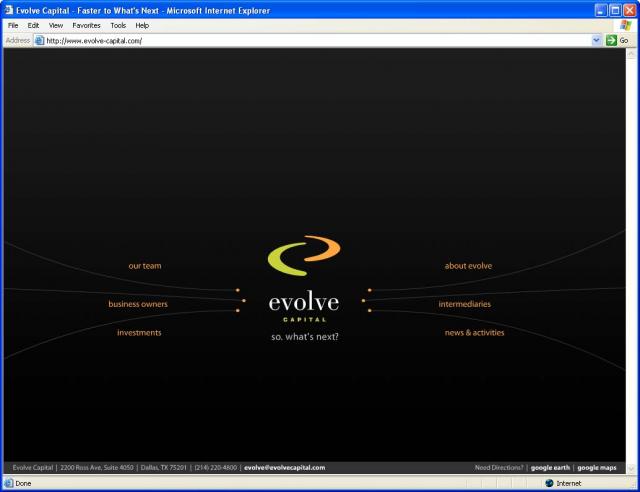 Evolve Capital web site | Whole Wheat Creative